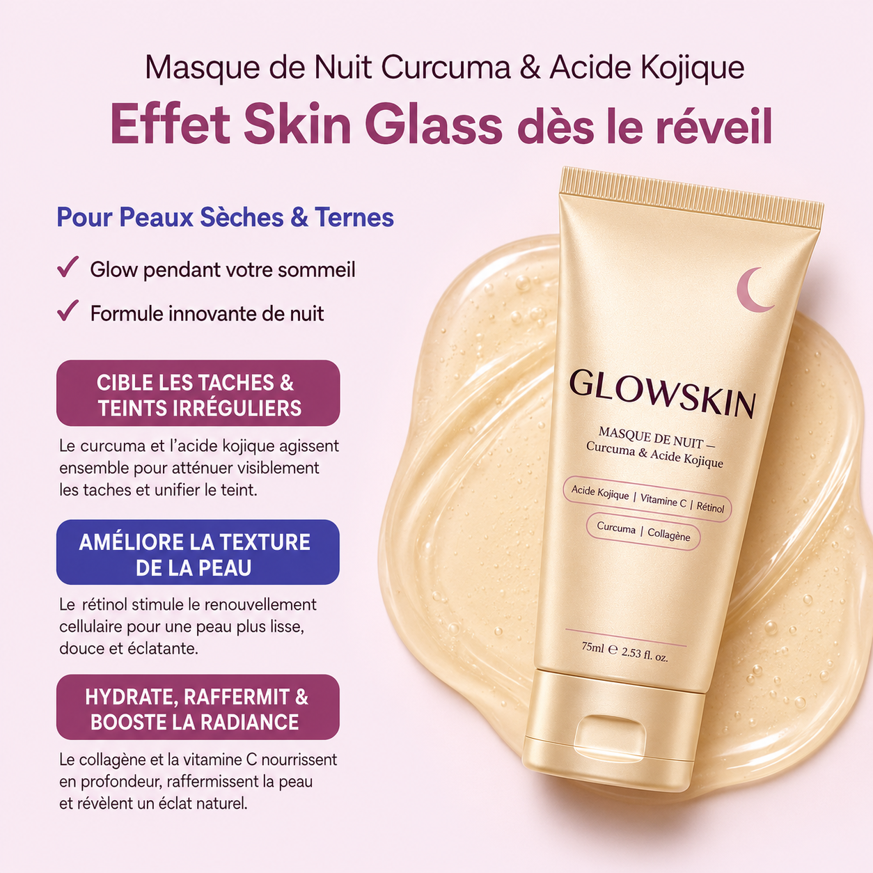 GLOWSKIN Night Mask — Anti-Taches & Hyperpigmentation
